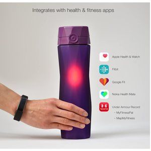 Hidrate Spark 2.0 Purple Light Up Water Bottle